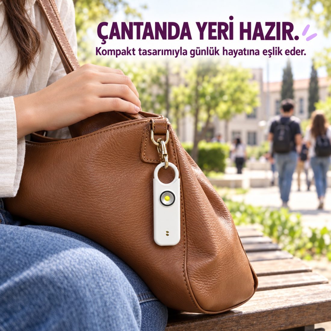 Çantada taşınan Saveria alarm